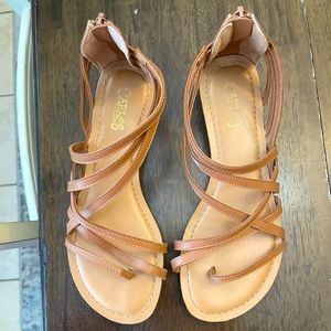 Carlos Santana gladiator sandals